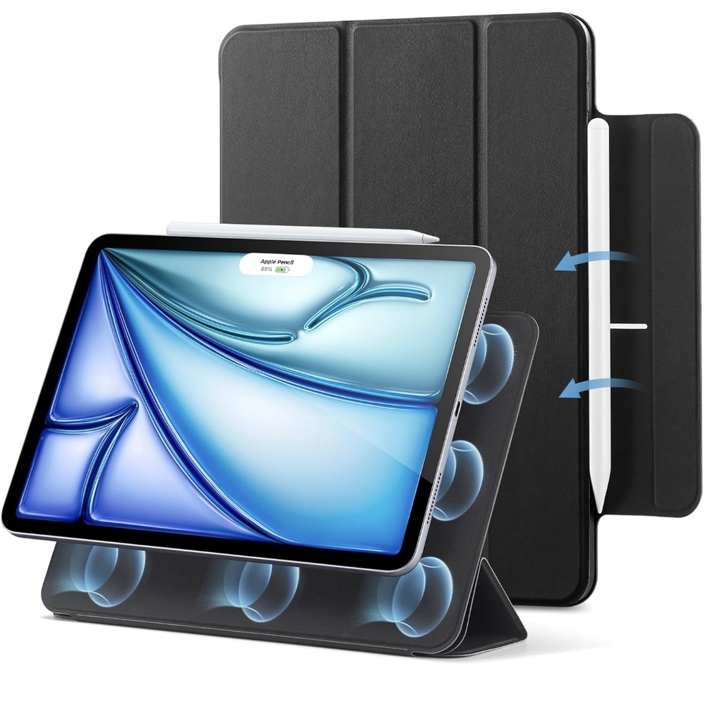 iPad 11 Air Pro Rebound Magnetic Keyboard Case Black